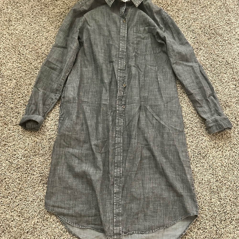 Sonoma Gray Maxi Dress Size Medium